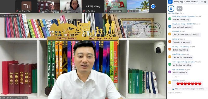 Buổi học tại học viện đào tạo bất động sản Proland cùng với thầy Đinh Sơn Thuỷ